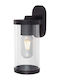 V-TAC Wall-Mounted Outdoor Lantern IP44 E27 Black