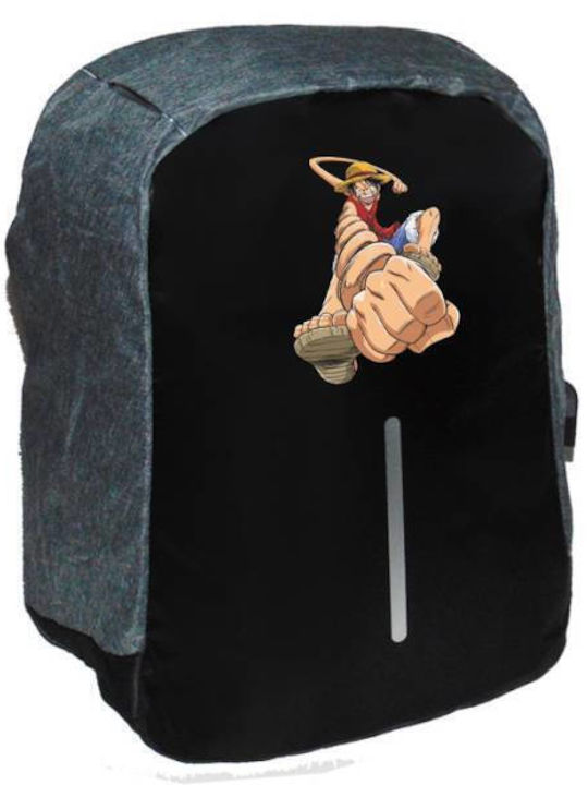 Takeposition One Piece Attack Schulranzen Rucksack Grundschule, Grundschule in Schwarz Farbe