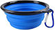 eBest Schalen aus Silikon Futter & Wasser für Hund & Katze 500ml in Blau Farbe