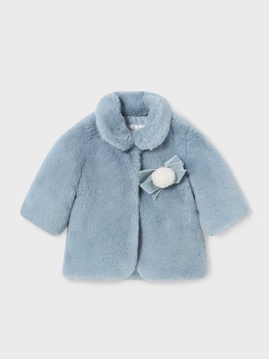 Mayoral Kids' Fur Short Bay Leaf Mint