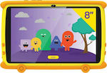 Egoboo Kiddoboo KB80P Plus 8" Tablet with WiFi (3GB/64GB) Yellow