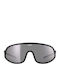 Izipizi Unisex Sunglasses with Black Plastic Frame and Silver Mirror Lens