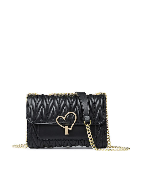 Leather Women's Bag Crossbody Black