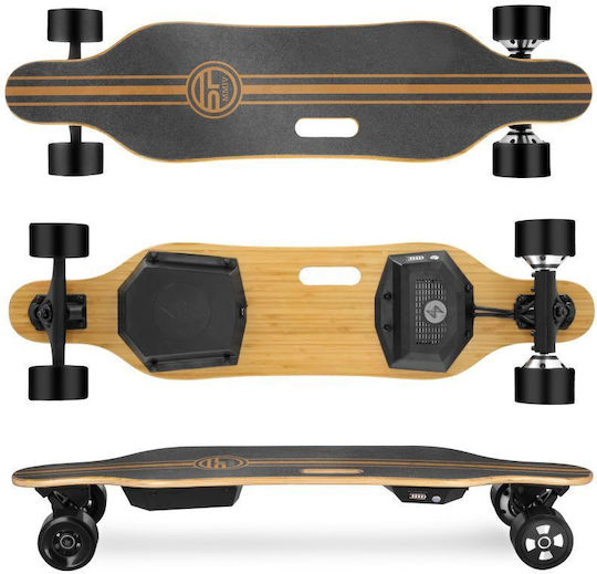 Spokey Electric Complete Longboard Brown