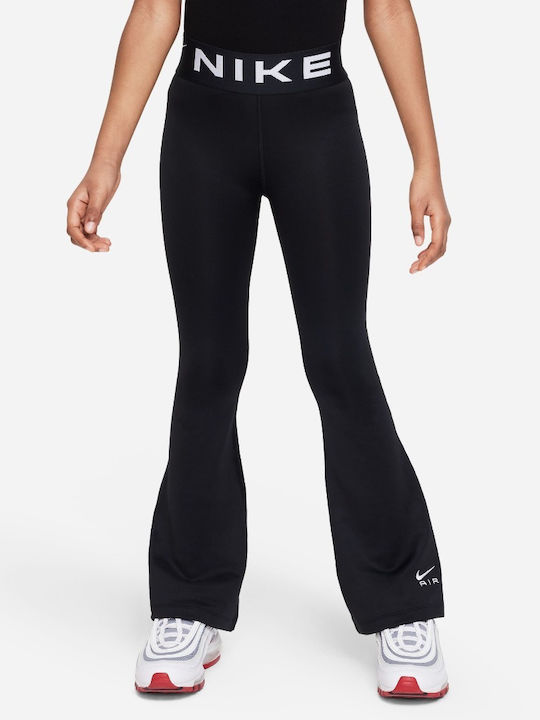 Nike Kinder Leggings Sport Lang Schwarz AIR