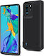 Techsuit Back Cover Σιλικόνης Μαύρο (Huawei P30 Pro)