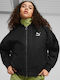 Puma T7 Women's Short Bomber Jacket for Spring or Autumn Black