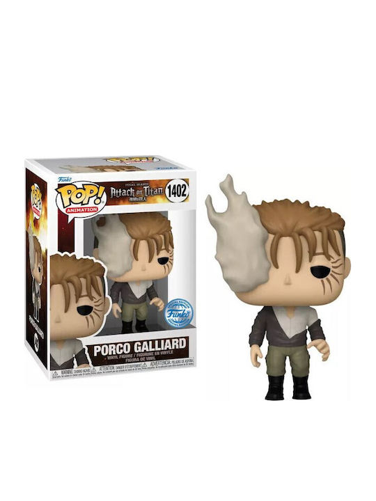 Funko Поп! Анимация: Атака на Титан - Porco Galliard 1402 Специално издание