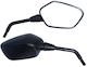 WFO Motorcycle Mirror 1pcs Black