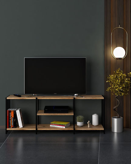 Nina Επιδαπέδιο Μαύρο 124x26x46εκ.