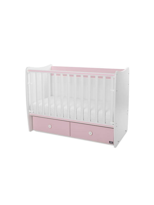 Lorelli Babybett Multifunktional Matrix White / Orchid Pink für Matratze 60x120cm Lorelli Babybett Multifunktional Matrix White / Orchid Pink für Matratze 60x120cm