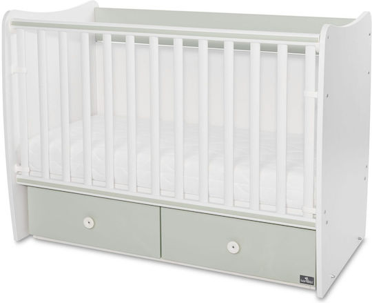 Lorelli Crib Matrix White / Milky Green