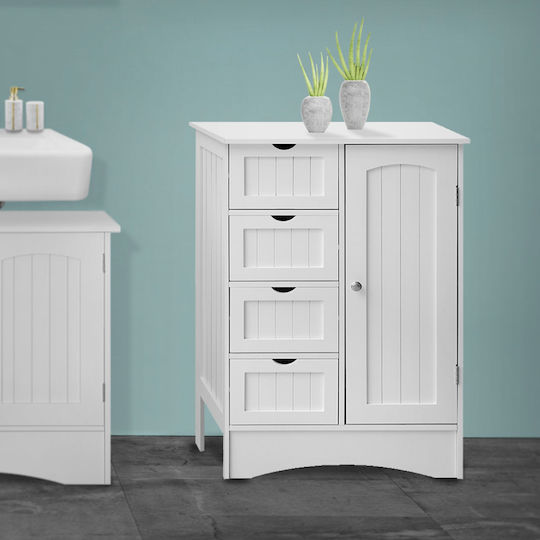ML-Design Ντουλάπι Μπάνιου 55x30x81cm Λευκό