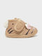 Mayoral Closed-Toe Bootie Slippers Beige