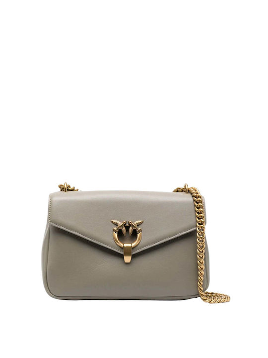 Pinko Leder Damen Tasche Gray