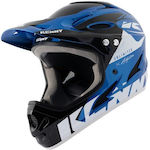 Kenny Full Face Downhill Bicycle Helmet Blue