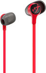 HyperX Cloud Earbuds II In Ear Gaming Headset with Connection 3.5mm Red