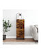 Drawers Storage Wooden with 3 Drawers L34.5xW34xH90cm