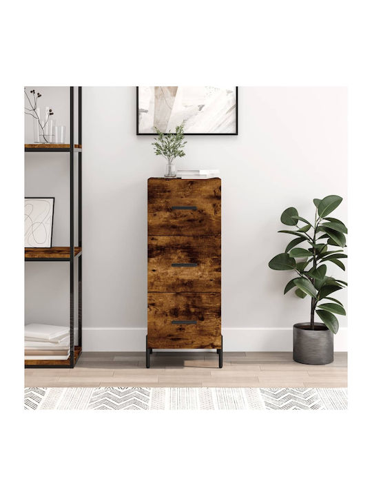 Drawers Storage Wooden L34.5xW34xH90cm