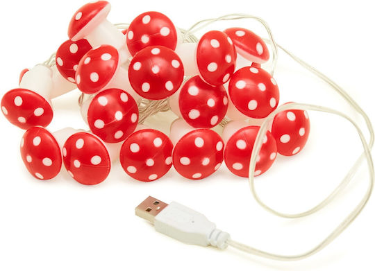 20 Lichterketten LED 3.15m. Weiße USB in Zeichenfolge 1Stück