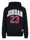 Fleece Kids Sweatshirt with Hood Black