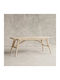 Rectangular Bamboo Coffee Table Natural L100xW40xH43cm