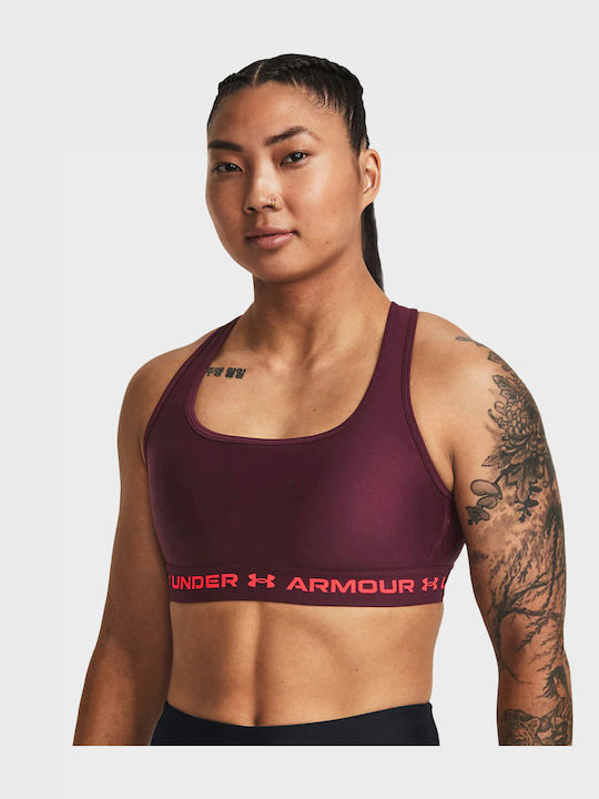 Under Armour Γυναικείο Μπουστάκι Μπορντό με Ελα...