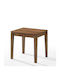 Wooden Side Table Walnut L50xW40xH47cm