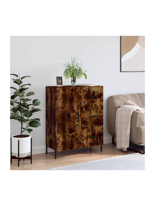 Cabinet Wall Smoky Oak 69.5x34x90cm