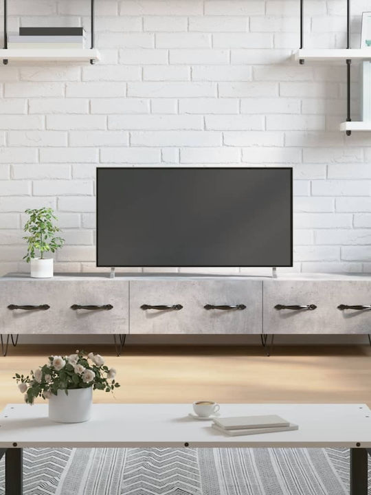 vidaXL TV Stand Gray M150xD36xH30cm