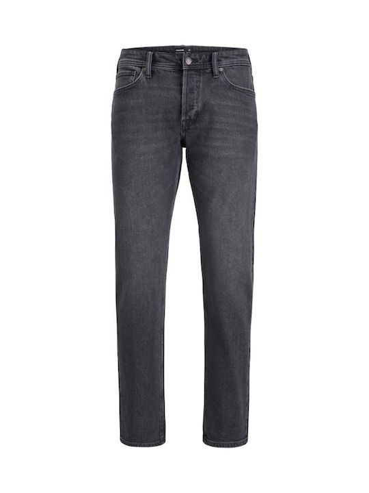Mike Pantaloni Jeans pentru Bărbați Cropped Black