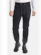 Paco & Co Men's Fleece Sweatpants with Rubber Black