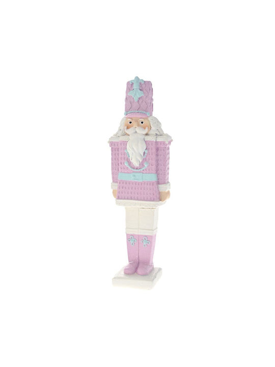 Iliadis Weihnachts-Nussknacker Rosa aus Polyresin Höhe 20cm.