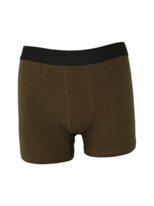 Privato Herren Boxershorts Khaki 1Packung