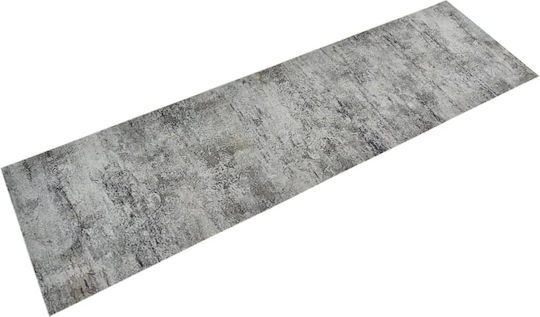 vidaXL Küchenmatte für den Flur mit rutschfestem Unterlage Gray 45x150εκ.