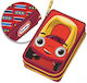 Little Tikes Pencil Case Full with 2 Compartments Red