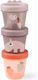 Done by Deer Plastic Kids' Lunch Set 0.15lt Multicolour