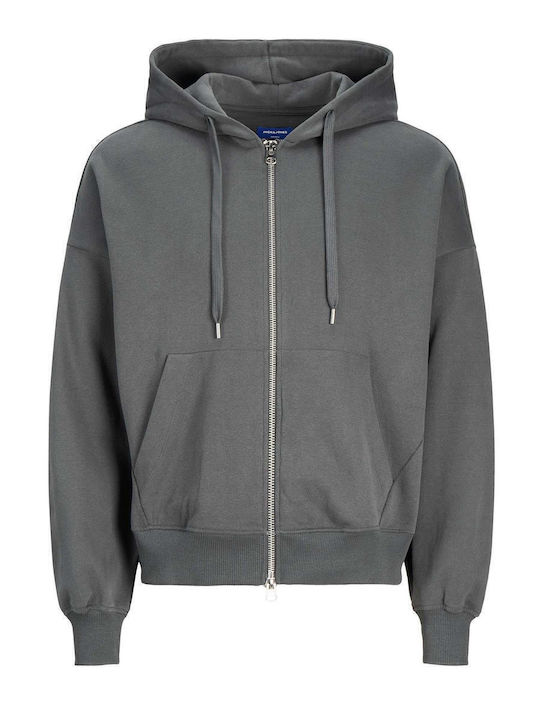 Jack & Jones Ζακέτα Μαύρη με Κουκούλα
