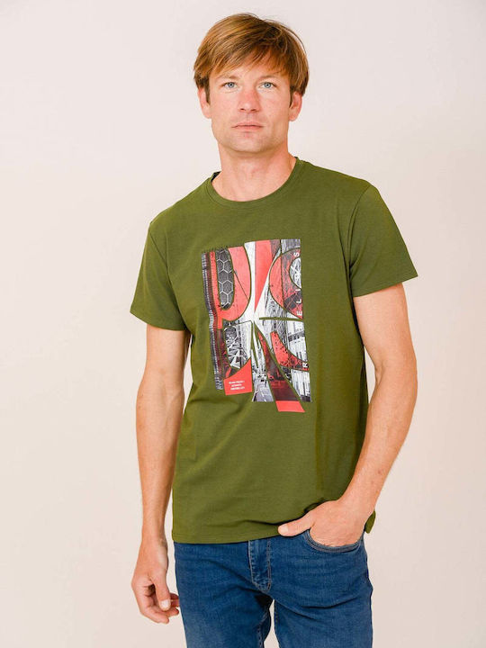 Portobello's Men's T-shirt Khaki