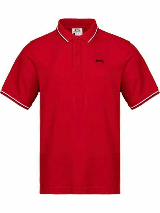 Slazenger Polo Μπλούζα Κοντομάνικη Κόκκινη