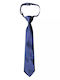 Kids Tie with Elastic Band Navy Blue