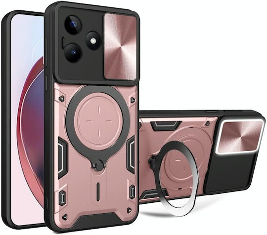 Texture Camera Back Cover Πλαστικό Ροζ (Realme C53)