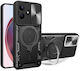 Texture Camera Umschlag Rückseite Kunststoff Schwarz (Realme C53)