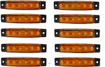 Truck Volume Lights 10pcs 24V - Orange 3686