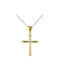 Damen Gold Kreuz 14K