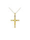 Damen Gold Kreuz 14K