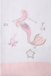 La Christine Set Christening Oilcloths Ecru 2 P...