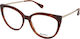 Max Mara Γυναικείος Σκελετός Cat Eye Καφέ Ταρτα...