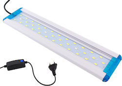 Φωτιστικό Ενυδρείου με Λάμπα Led με Λευκό Φως 12W 28cm