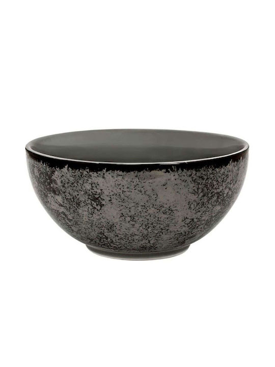 Oriana Ferelli Ceramic Serving Bowl Gray with Diameter 15.5cm 1pcs